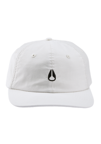 Agent Strapback Hat - White / Black View 3