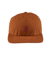 Agent Strapback Hat - Brown / Orchid View 3