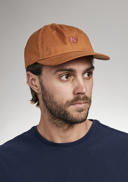 Agent Strapback Hat - Brown / Orchid View 5