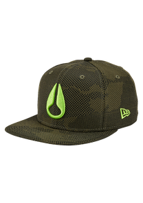 Club Level Strapback Hat - Olive Dot Camo View 1