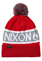 Teamster Beanie - Red / Gray