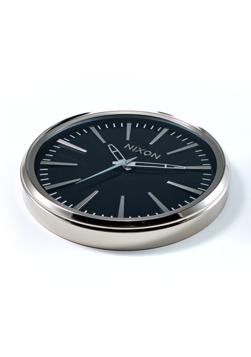 Sentry Wall Clock - Black