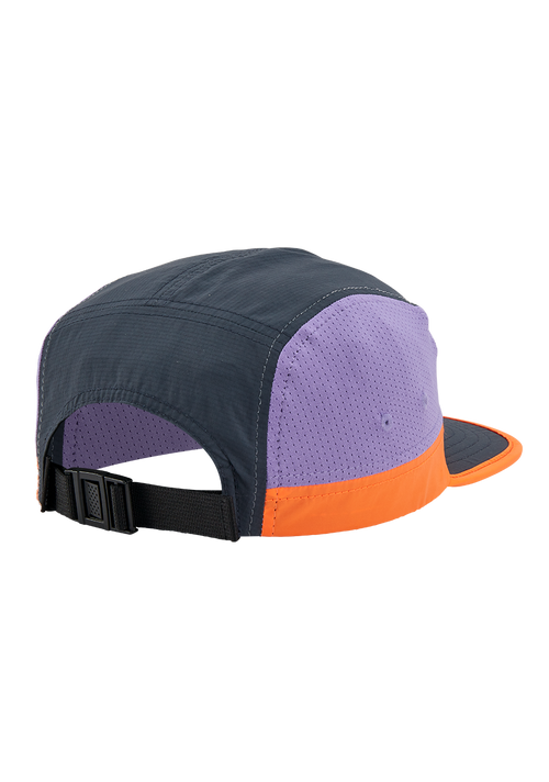 Night Runner Strapback Hat - Dark Slate / Plum