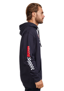 Circuit Hoodie - Navy / Red View 4