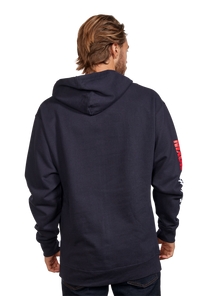 Circuit Hoodie - Navy / Red View 5