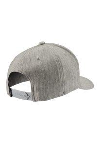Deep Down Snapback - Heather Gray / White View 2