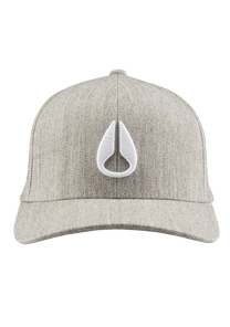 Deep Down Snapback - Heather Gray / White View 3