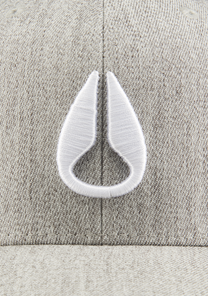 Deep Down Snapback - Heather Gray / White View 4