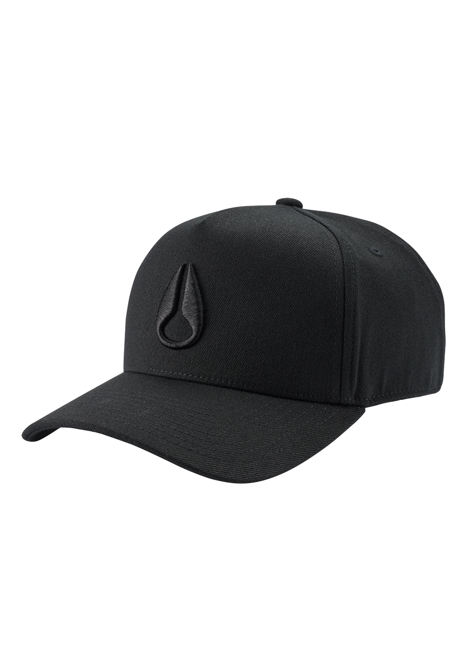 Deep Down Athletic Snapback All Black Black Nixon UK