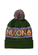 Teamster Beanie II - Dark Olive / Orange