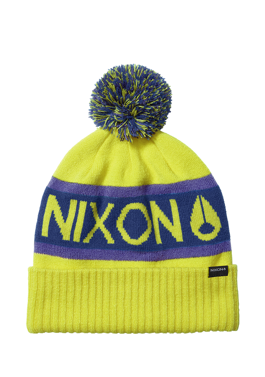 Teamster Beanie II - Citron / Purple View 1