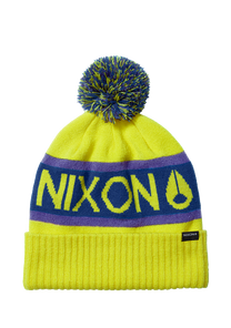 Teamster Beanie II - Citron / Purple View 1