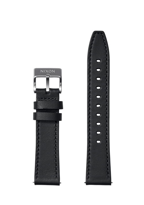 20mm Horween Leather Band - Black