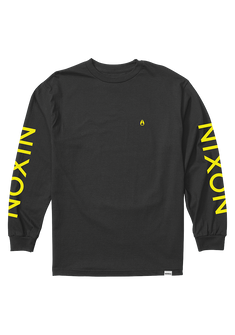 Sparrow Long Sleeve T-Shirt - Black / Yellow