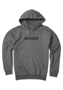 Wordmark Hoodie - Dark Heather Gray View 1