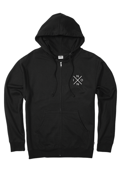 Spot Full Zip Hoodie - Black View 1