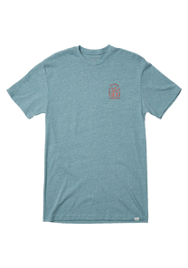 Temple T-Shirt - Heather Pacific View 1