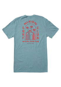 Temple T-Shirt - Heather Pacific View 2