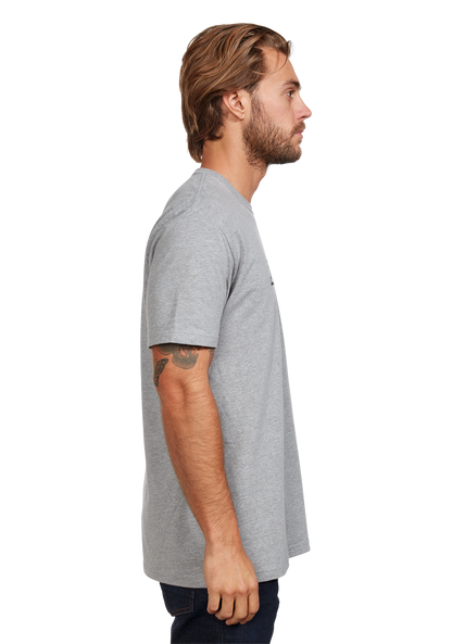 OG Script Eco-Repreve® T-Shirt - Dark Heather Gray / Black View 4