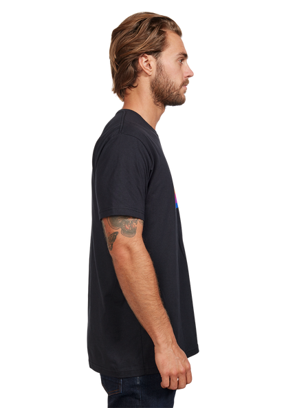 Vibes Repreve® T-Shirt - Black / White View 4