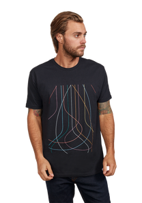 Winger Repreve® T-Shirt - Black / Multi View 3