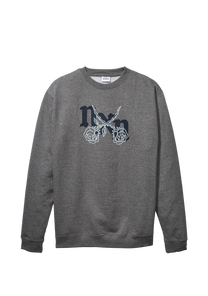 Rosas Crew Sweatshirt - Dark Heather Gray / Gray View 1
