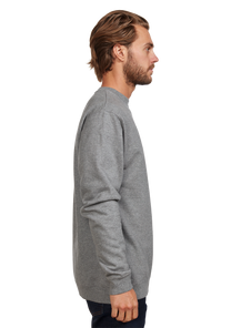 Rosas Crew Sweatshirt - Dark Heather Gray / Gray View 4