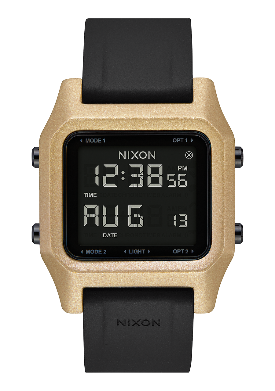 Nixon gold watch black face hotsell